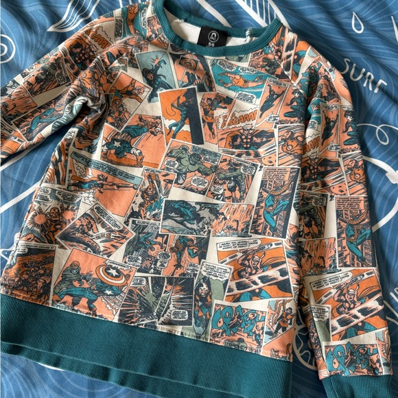 Rags to Raches Other - Rags to Raches Marvel Comic Print Crewneck Pullover